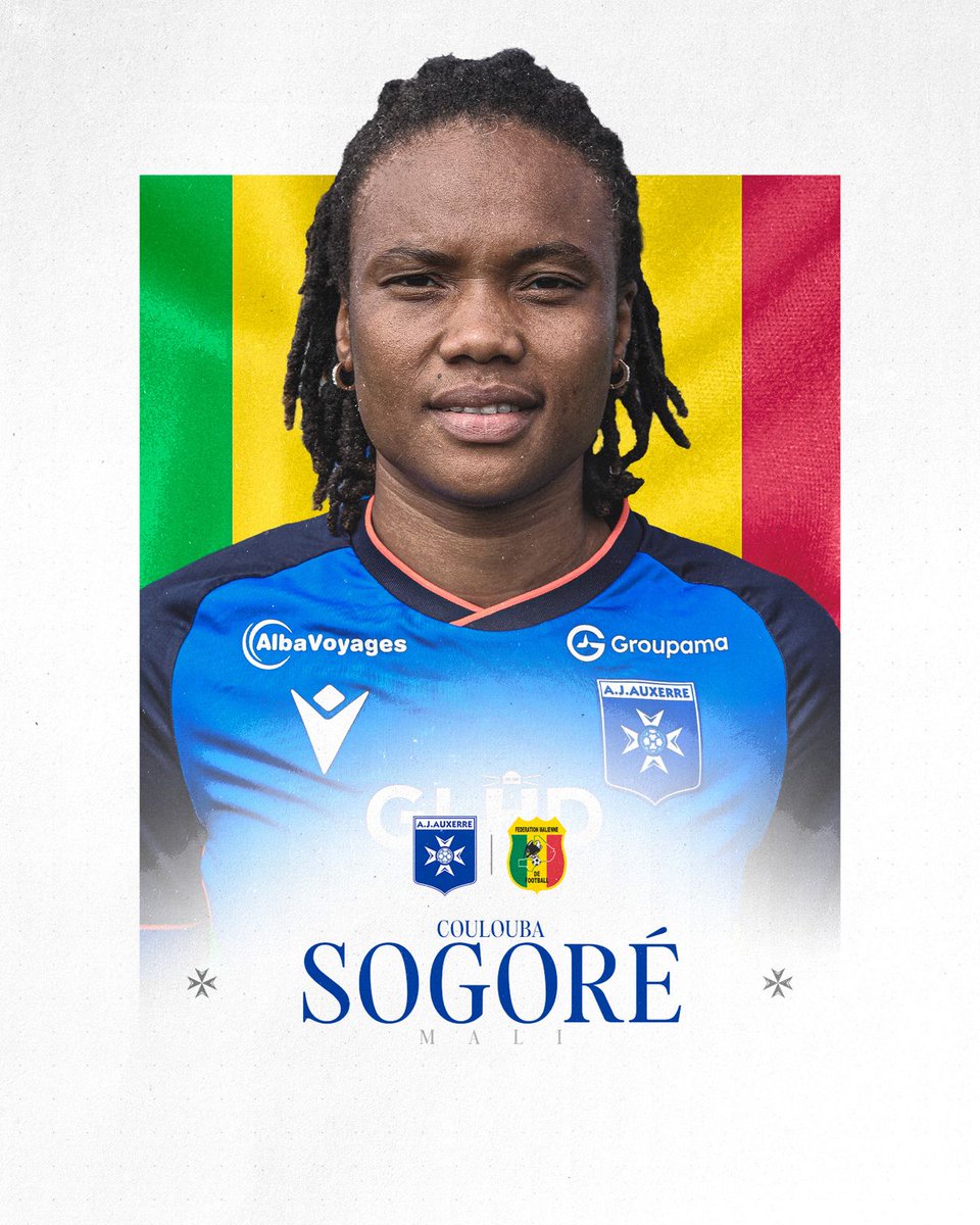 RT by @aja: 🌍 Coulouba et Haby sélectionnées avec le Mali 🇲🇱 Coulouba Sogoré et Haby Guereve disputeront le match amical face au Maroc le 17 avril. 𝑩𝒓𝒂𝒗𝒐 𝒍𝒆𝒔 𝒇𝒊𝒍𝒍𝒆𝒔! 👏#TeamAJA pic.