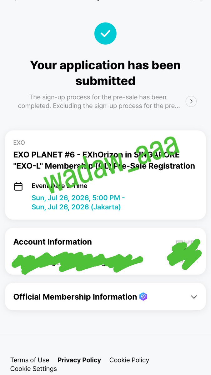 wadaw_aaa | wts exo membership wvs weverse ep6 sg tweet media