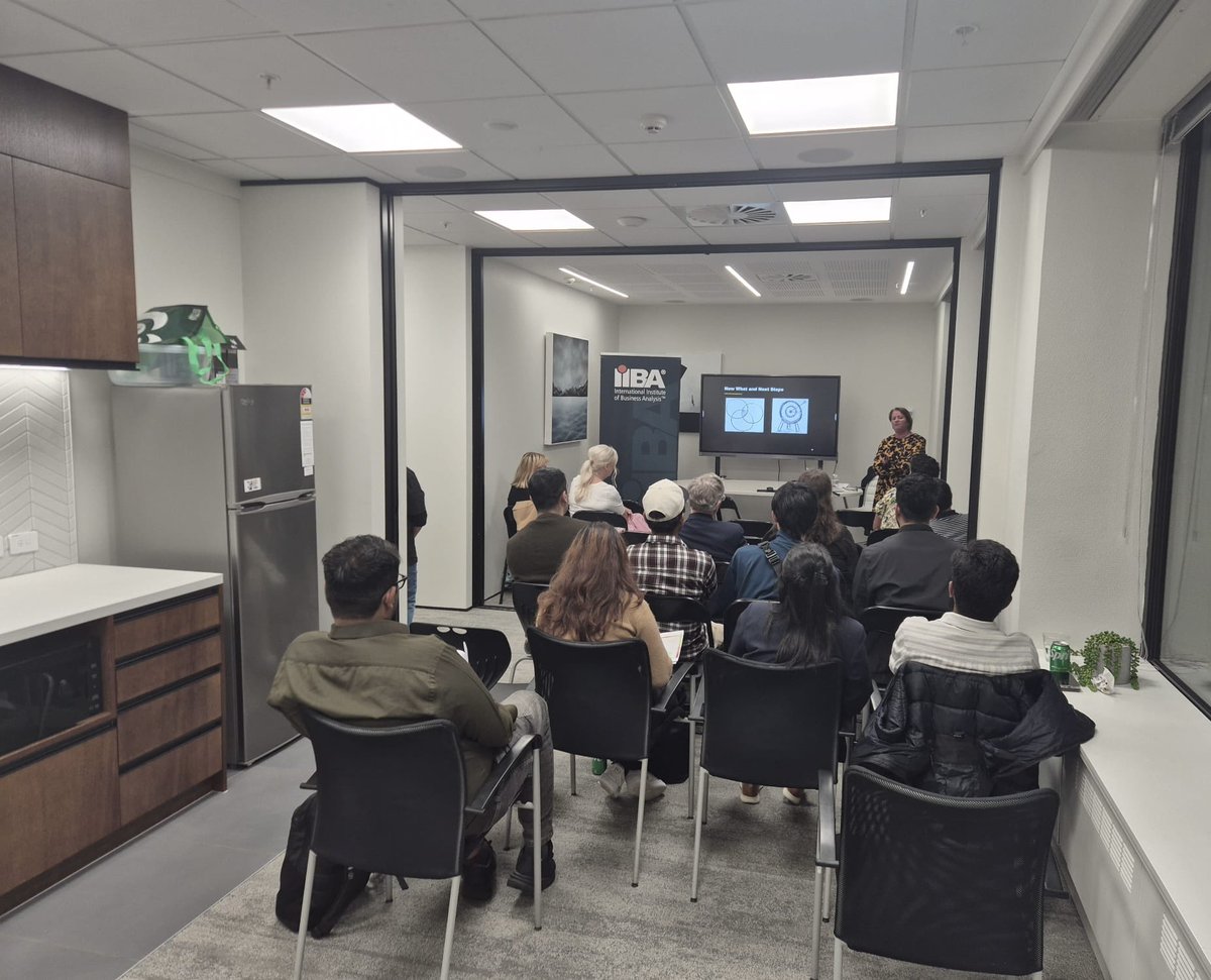 Celebrating another successful IIBA New Zealand Chapter event, this time in Wellington!

Great session by Kathryn Keogh | New Zealand Defence Force on “camouflaging change”

Kudos to the team led by Greg Lemaire 

🔗 lnkd.in/gDFu8a88

#IIBA #Leadership #Wellington #IIBANZ