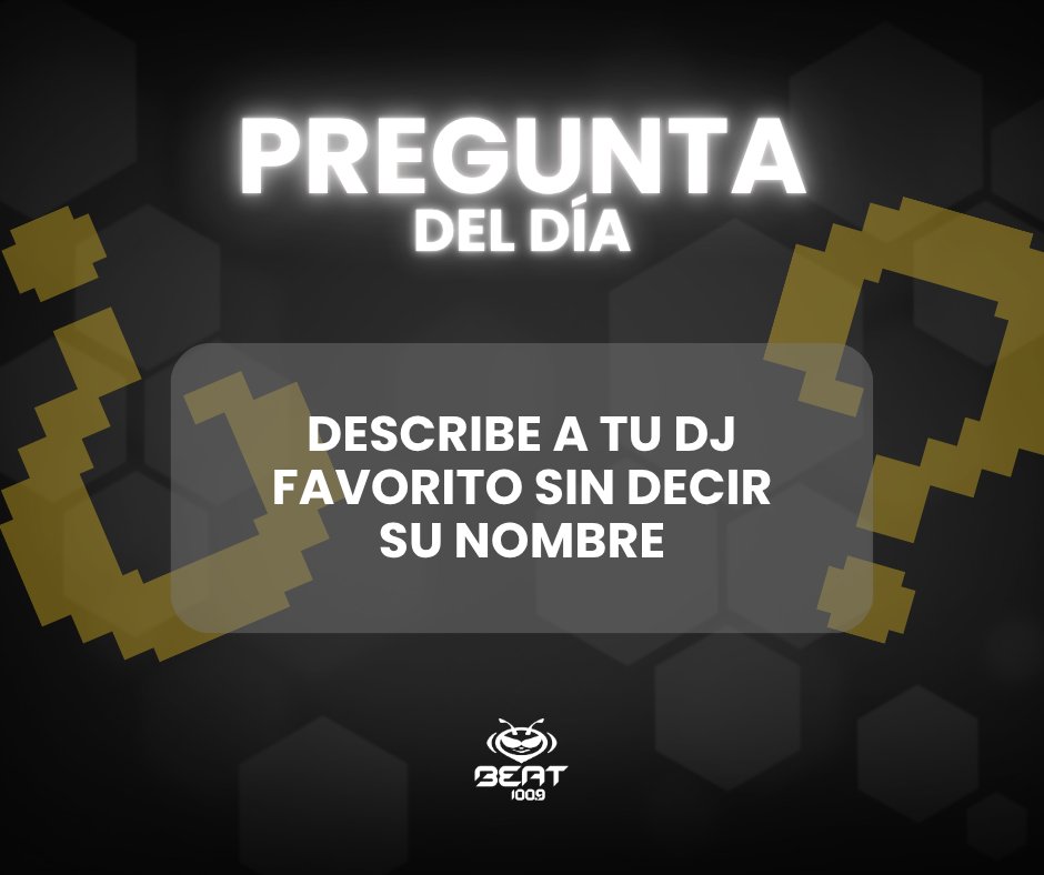 BEATOFICIAL's tweet image. ¡Es momento de la #PreguntaDelDía en Beat Morning! Queremos saber tu opinión. Responde en los comentarios y te leemos al aire 👇👀
🐝 beatdigital.mx | 100.9 FM
#Radio #Música #beatmorning #beatdigital