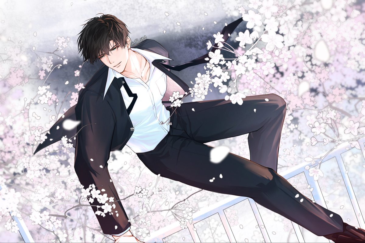 Plupluna's tweet image. 🌸 #lightandnight #光与夜之恋 #萧逸 #光与夜之恋萧逸