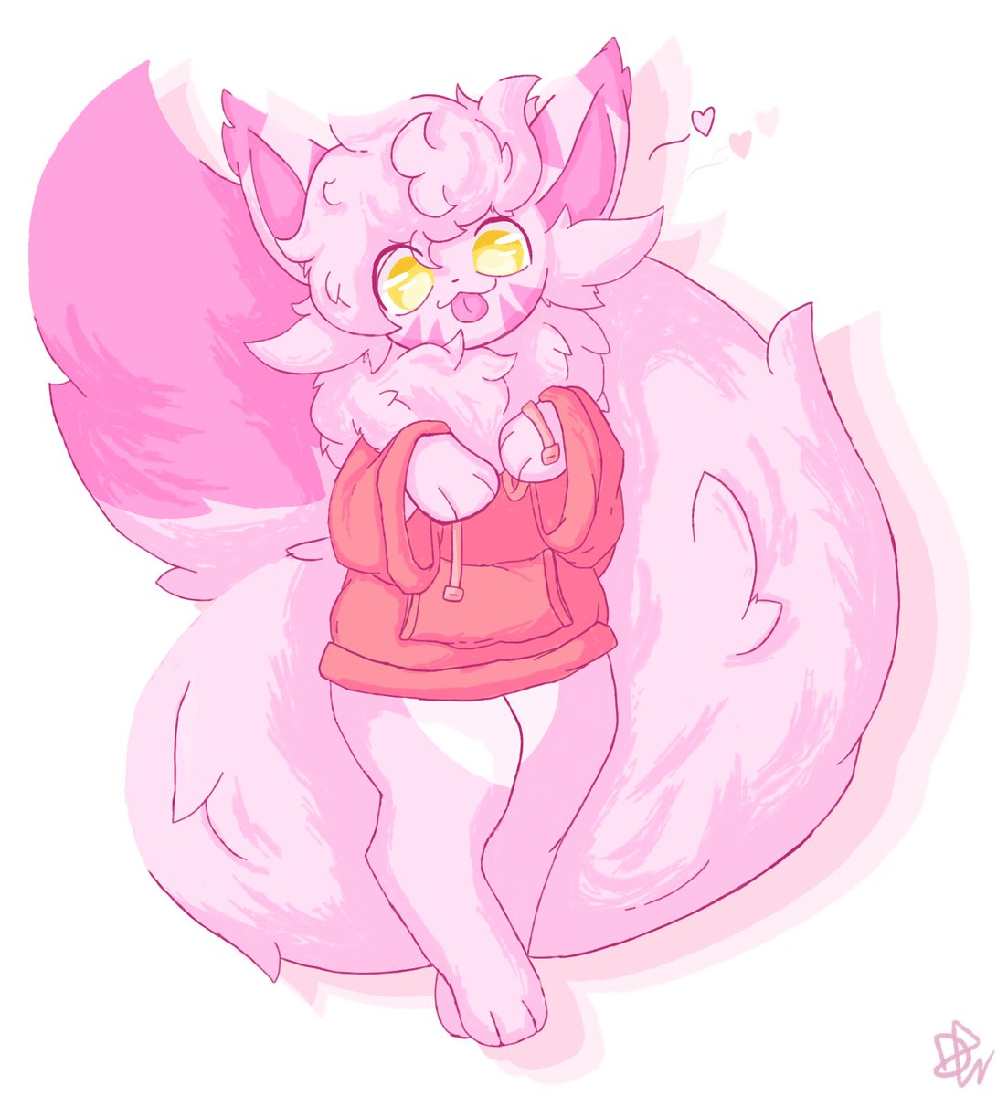 So... tail for pillow or tail for hugging?
Your choice