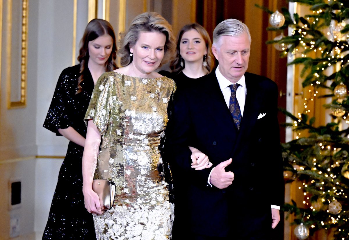 royalchildren_'s tweet photo. #KingPhilippe #QueenMathilde #PrincessElisabeth The #DuchessofBrabant and #PrincessEleonore of Belgium host the annual Christmas concert, at the Royal Palace in Brussels, Belgium 🎄🎶 -December 17th 2025.
.
📷 : https://t.co/ffN7h9Iq2B & BELGA. https://t.co/5mAzLbnaxz
