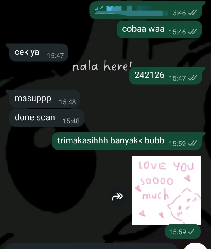 testi nokos; nomor kosong nala ★ tweet media