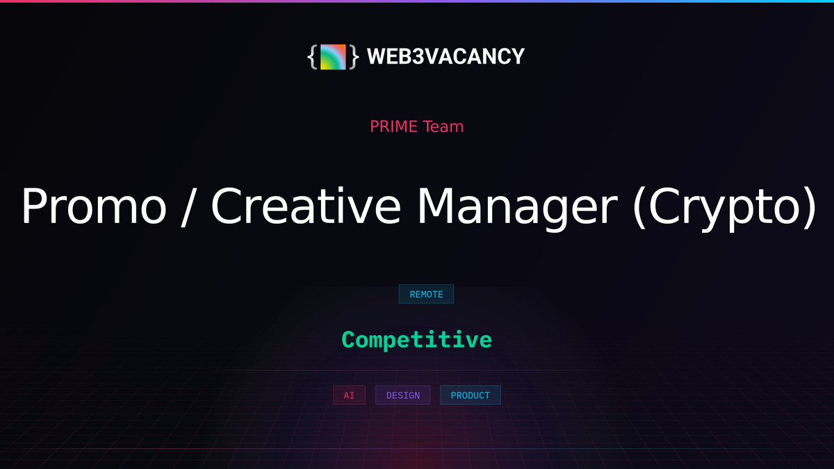 Web3Vacancy tweet media