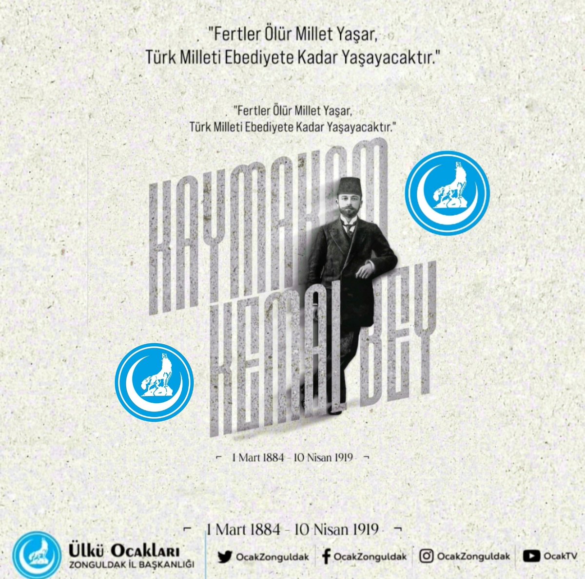 ZonguldakOcak67's tweet photo. "Fertler Ölür Millet Yaşar, Türk Milleti Ebediyete Kadar Yaşayacaktır." Boğazlayan Kaymakamı Millî Şehit #KemalBey'i sonsuzluğa yürüyüşünün yıldönümünde saygıyla anıyoruz.  Ruhu şâd olsun.🇹🇷

@Ulku_Ocaklari 
@ayyildirim1 
@keejder 
@ZonguldakOcak67 
@resitcelik_ https://t.co/UFjdSk3I7U
