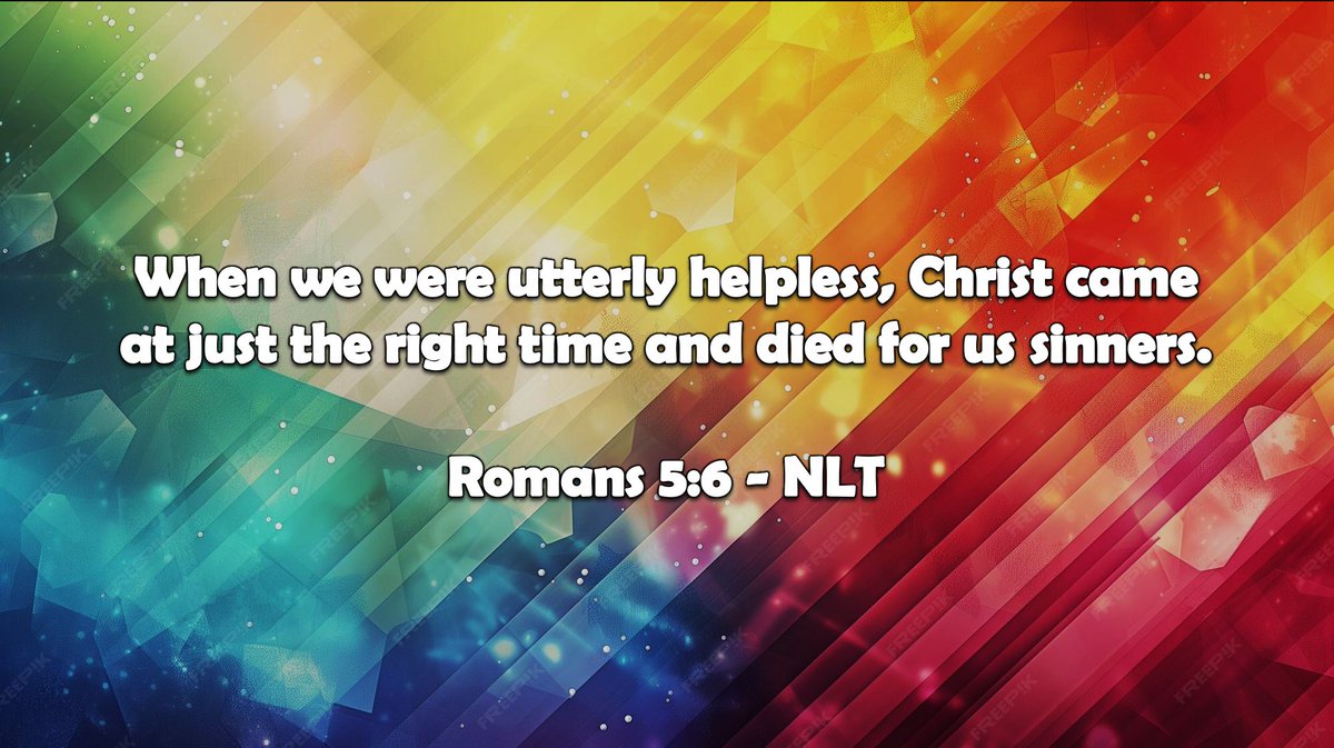 Christ came at *just* the right time. It was planned by God before the creation of the world. God has no knee-jerk reactions, and He is not surprised by anything. #cityonahillnashville t.ly/xi_Sr