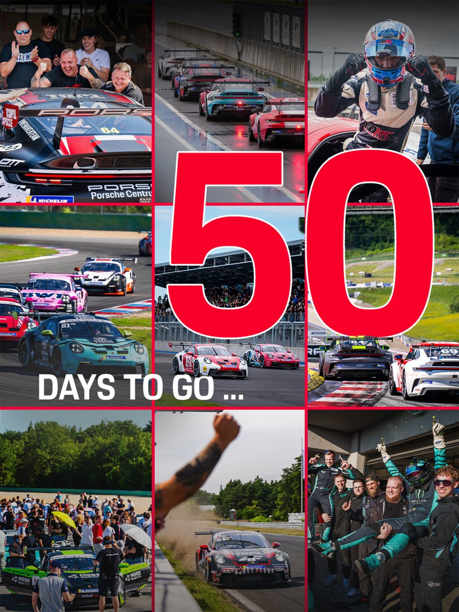 PorscheSprint's tweet photo. 50 days left … The PSCCE 2026 Season is coming closer 🔥🏁

#Porsche #PorscheSprintChallenge #PSCCE #racing #motorsport https://t.co/hoz1ffwzJK
