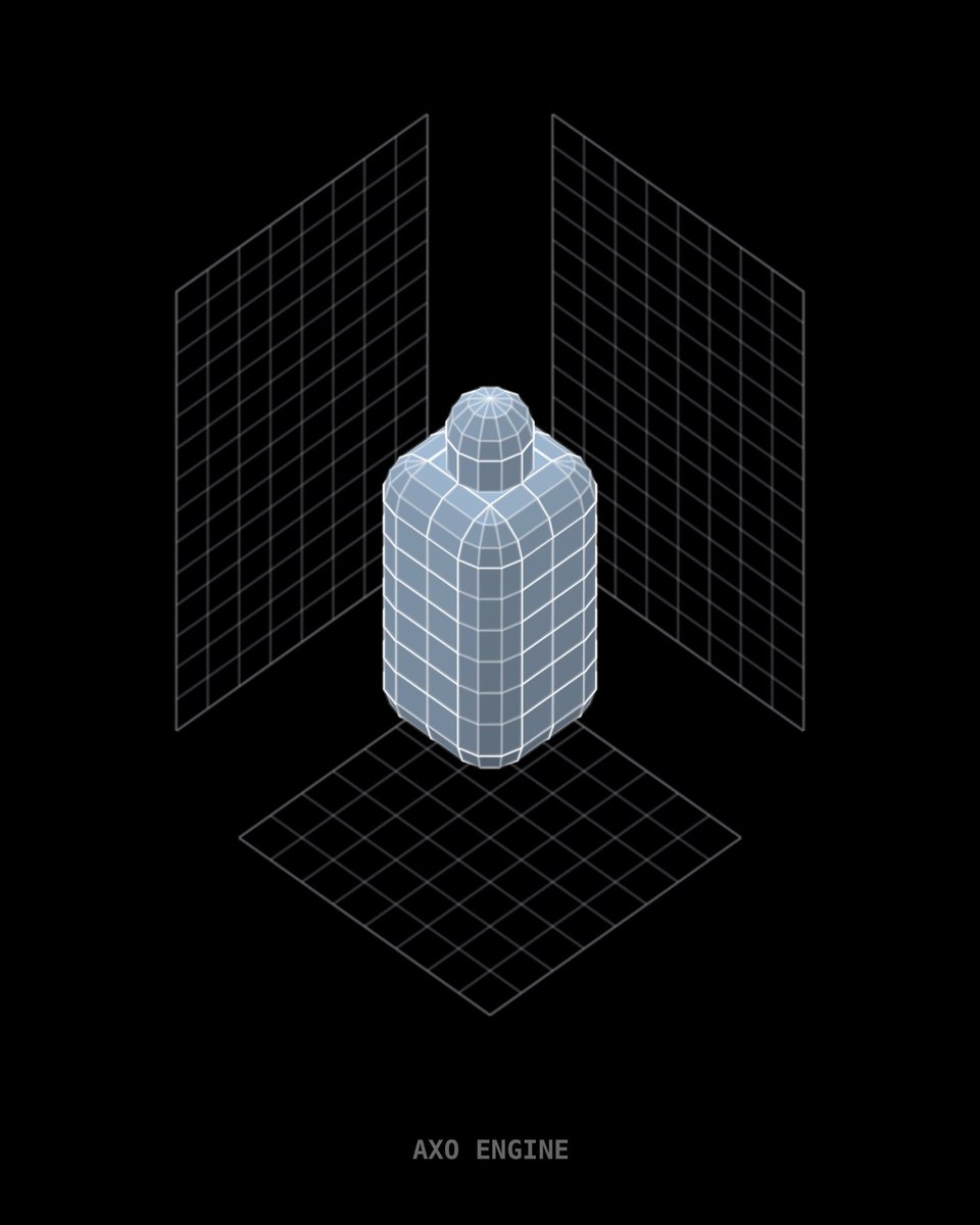 Axoengine's tweet image. Back to school. Testing grids and preparing the ground for orthogonal projections.

De vuelta al cole. Probando rejillas y preparando el terreno para proyecciones ortogonales. 

#voxelart 
#technicaldrawing
#axoengine
#axonometric