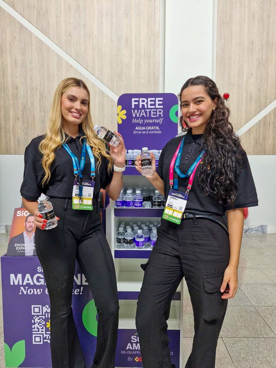 sagamingcom's tweet photo. 🎒💧Spotted at SiGMA South America!

Our SA Gaming tote bags and refreshing water bottles were everywhere! Thank you to everyone who stopped by and grabbed one.

#SAGaming #SiGMASouthAmerica #SiGMASouthAmerica2026 #iGaming #LiveCasino #LiveCasinoProvider https://t.co/xsCT1U4Ovg