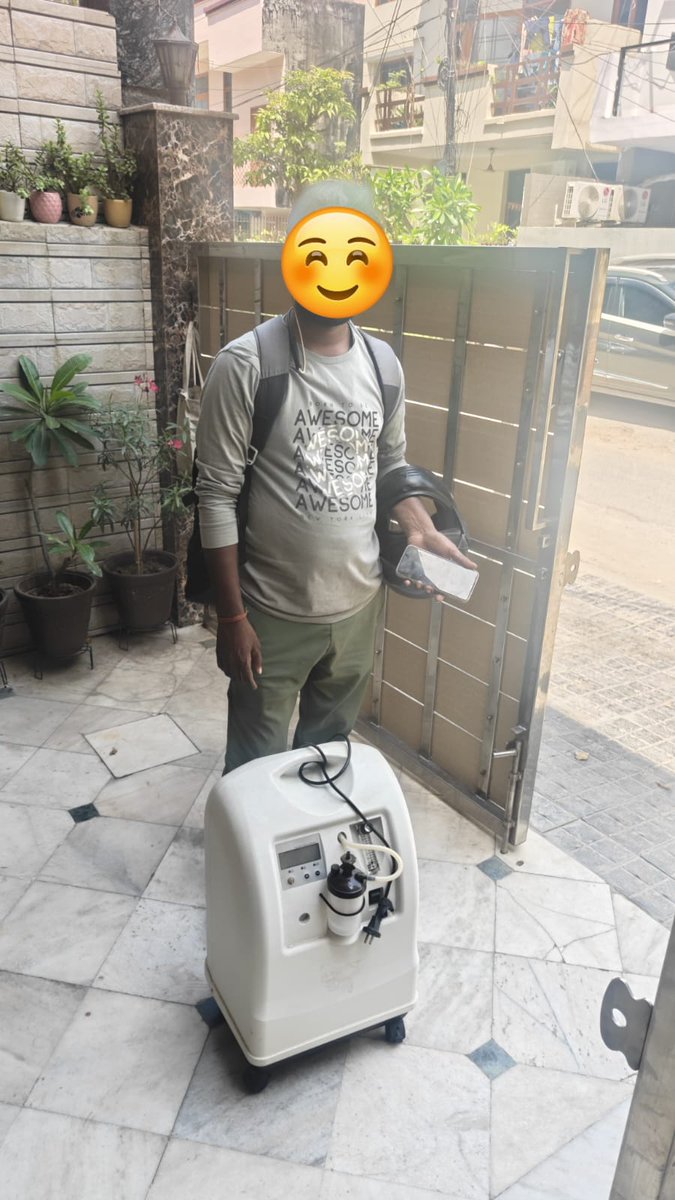 An 81-year-old patient in #Delhi battling TB, struggling with low oxygen levels, urgently needed a 10L oxygen concentrator. It is now in place.

We are deeply grateful to <a href="/JeevanStambh/">Jeevan Stambh Foundation</a> for always being just a call away and for stepping in without delay. 🙏

#IndiaCares