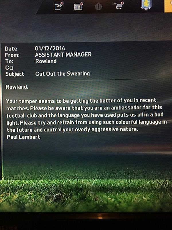 ProEvoClips's tweet image. A feature first introduced in FIFA 13 on Xbox 360

If you had a Kinect mic plugged in and it caught you swearing… you’d actually get warned in Career Mode 😭

#RetroFIFA #FIFA15 #FIFA16