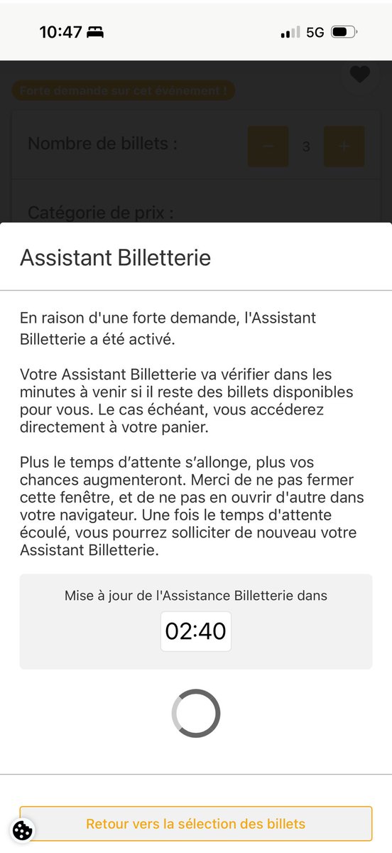 Oh stp mets moi ces putains de billet dans le panier la.. bordel ça joue sur les nerfs !

#celinedion #celine #ticketmaster #fnac #concert #paris