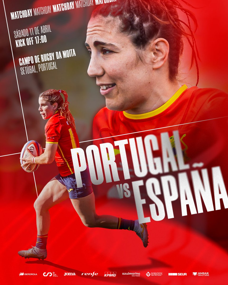 ferugby's tweet image. DÍA DE 𝐏𝐀𝐑𝐓𝐈𝐃𝐎 ⚔️🇵🇹

⚔️ @PortugalRugby 
🗓️ 11/04/2026 (17:00 horas) 
📍 Sétubal, Portugal
📺 Rugby Europe TV

#LoQueNosUne | #LasLeonas