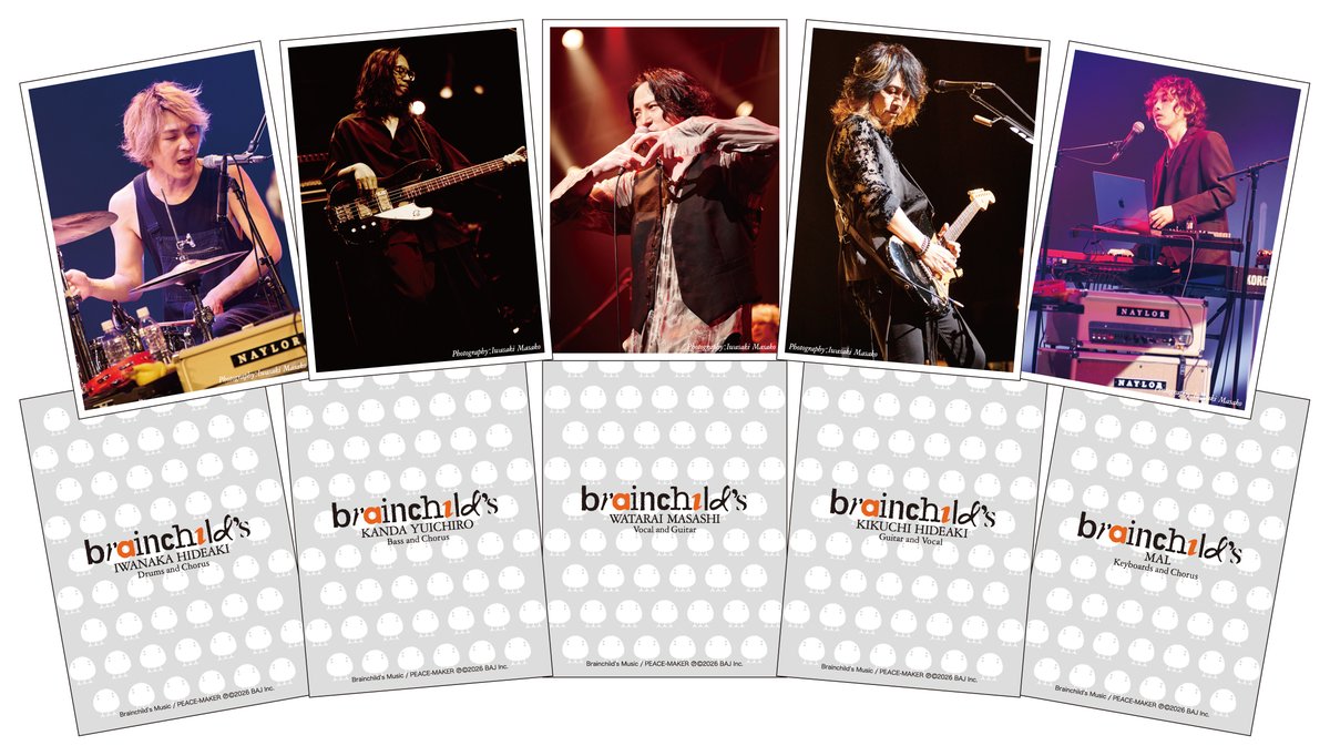 brainchild7s's tweet photo. ／
📢Blu-ray購入者限定
抽選特典デザイン公開!✨
＼
「brainchild’s TOUR 2025 THE MEMORIAL AT EX THEATER ROPPONGI」
購入者限定の抽選特典デザイン公開！
受付期間中にぜひご応募ください✨
A賞：アクリルブロック（10名様）
B賞：フォトカード5点セット（20名様）

詳細🔗https://t.co/VFdvx3G0Gf https://t.co/tOyhK5j4SR