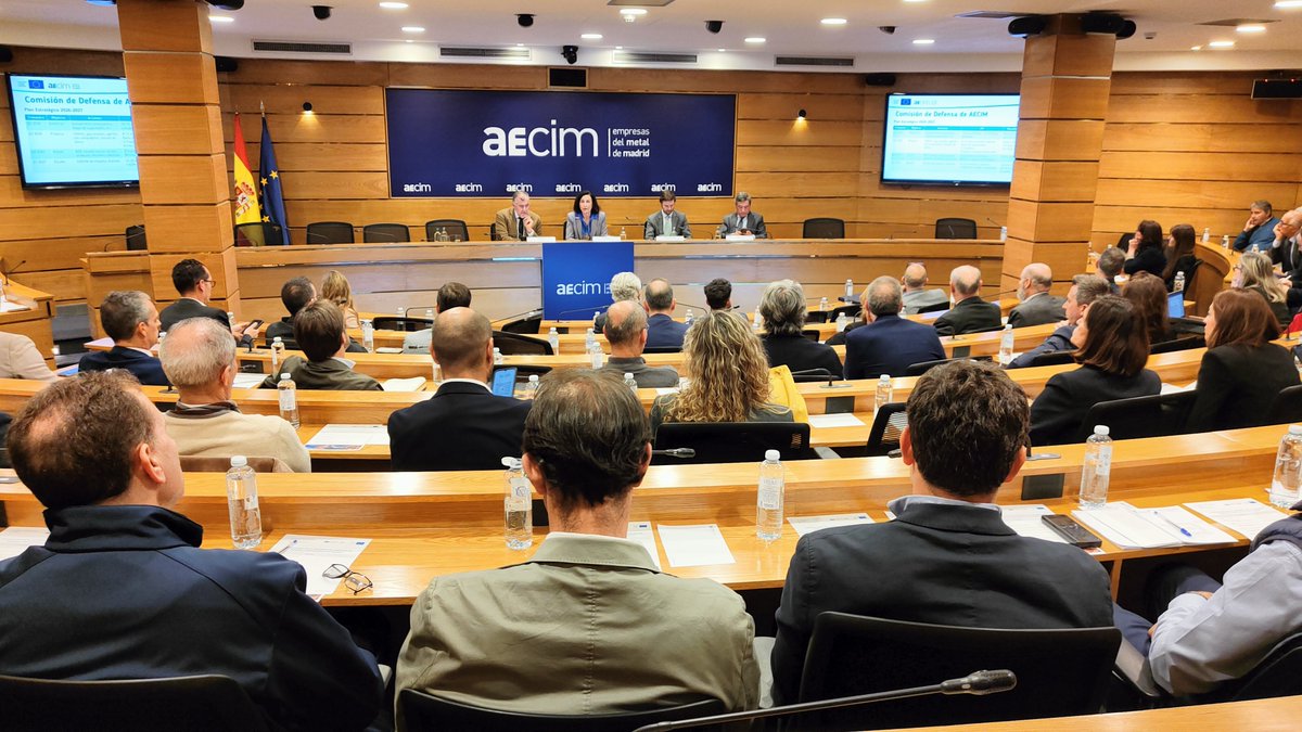 🚀 AECIM constituye su nueva Comisión de #Industria de #Defensa y #Aeronáutica para conectar a las pymes con un sector que moviliza +10.500M€ 🛡️⚙️

🔹 60% de la facturación nacional está en Madrid
🔹 IA y ciberseguridad

aecim.org/nueva-comision…