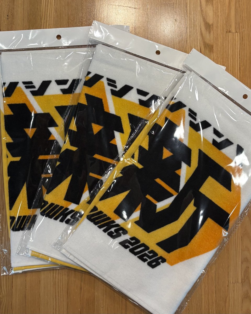 #キューパレ #むなかったん のホークスイニング0  

本日のプレゼントは   「26スローガンフェイスタオル（ロゴ）」です!   3名の方にプレゼント🎁
ご希望の方はお名前・郵便番号・住所・電話番号をご記入の上、ini@rkbr.jp までメールをお送りください📷