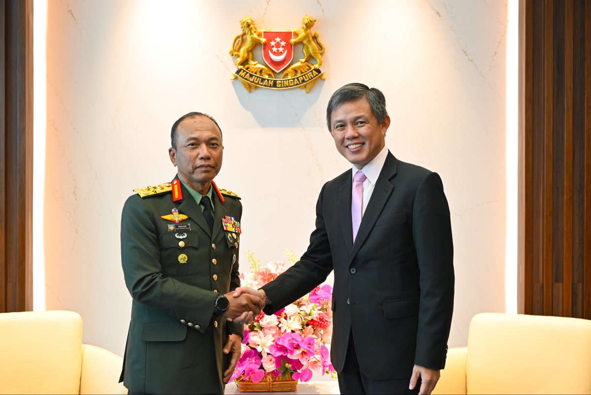 Minister for Defence Singapore tweet media