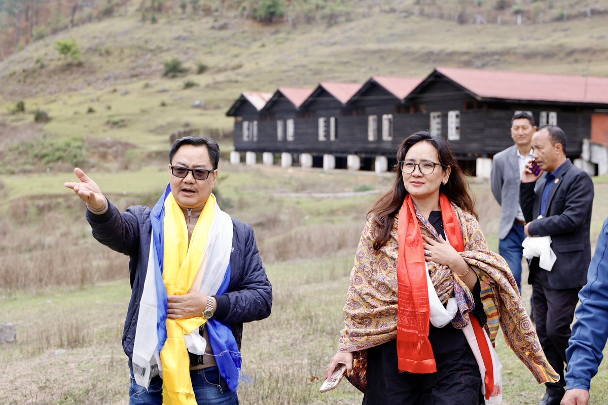 KirenRijiju's tweet image. Reached the beautiful Sangti valley in Dirang, Arunachal Pradesh. Excited to witness captivating performances, music and local expressions that truly brought the moment alive.

Such experiences ground us &amp;amp; strengthen our resolve to work for inclusive &amp;amp; sustainable development