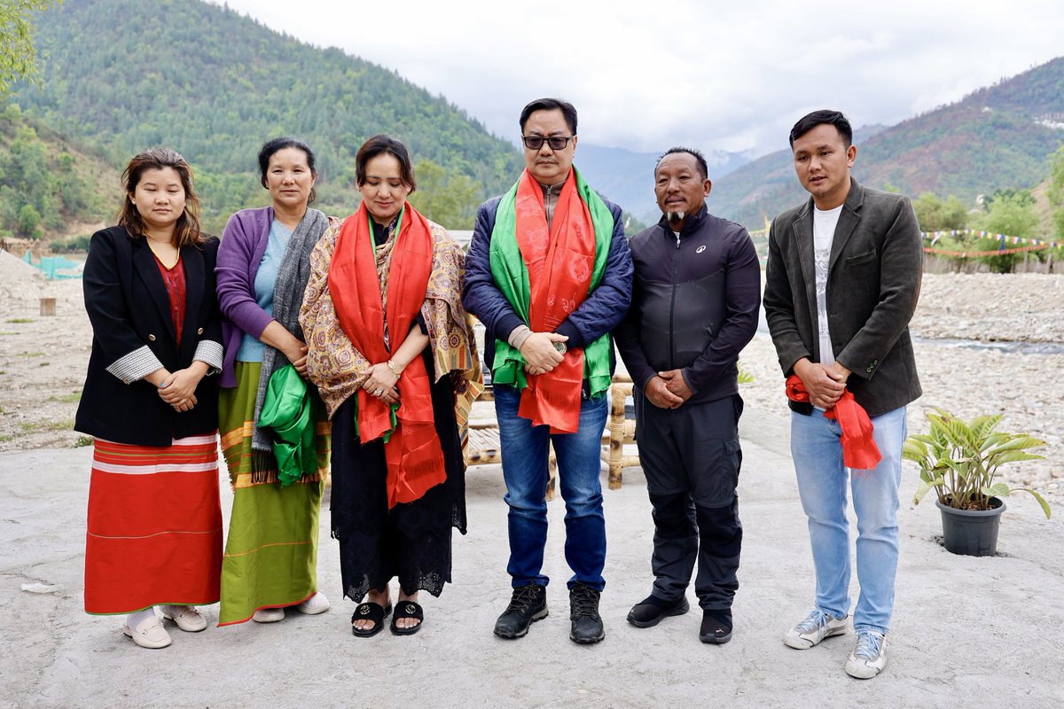 KirenRijiju's tweet image. Reached the beautiful Sangti valley in Dirang, Arunachal Pradesh. Excited to witness captivating performances, music and local expressions that truly brought the moment alive.

Such experiences ground us &amp;amp; strengthen our resolve to work for inclusive &amp;amp; sustainable development