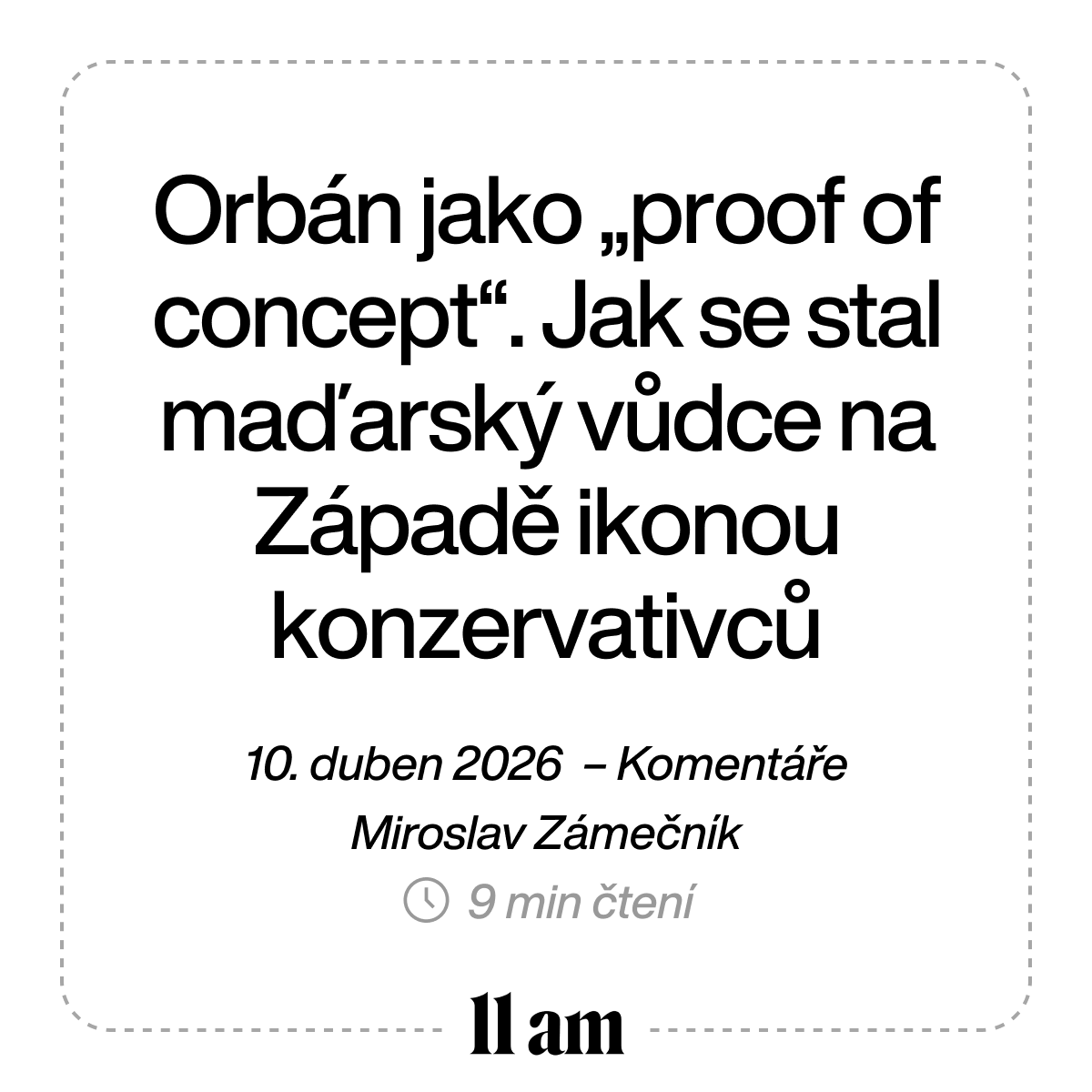 11am - Newsletter pro klíčová rozhodnutí tweet media