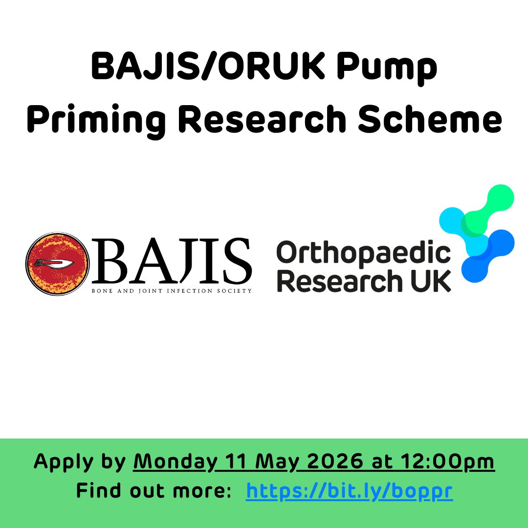 Orthopaedic Research UK tweet media