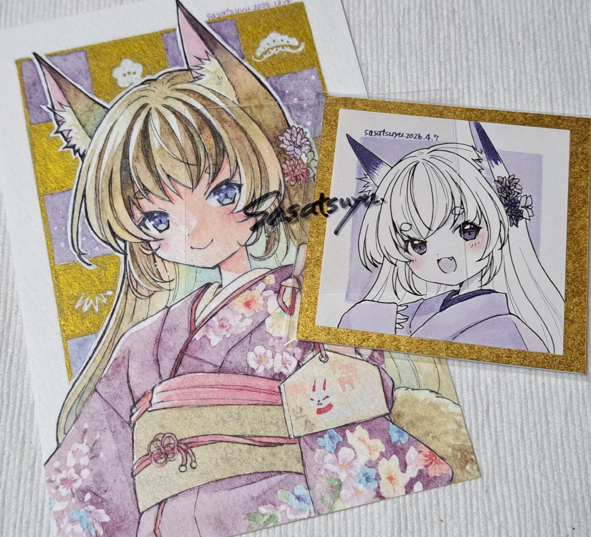 ささつゆ🦊🍶4/26枡酒🚋5/17関西コミティア76:T-26 tweet media