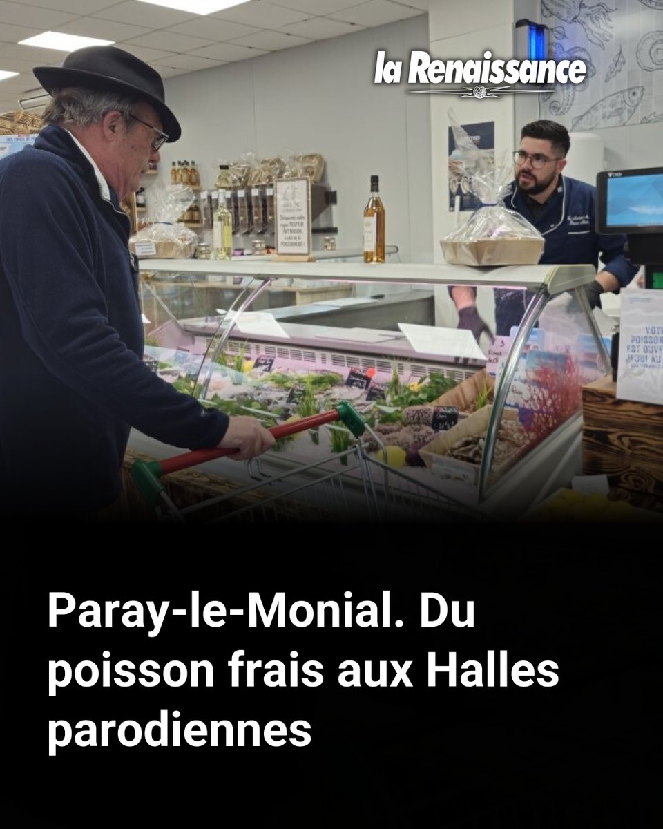 À Paray-le-Monial, les Halles parodiennes se dévoilent avec du poisson frais provenant de La Cotinière.
➡️ l.larenaissancehebdo.fr/Ml4