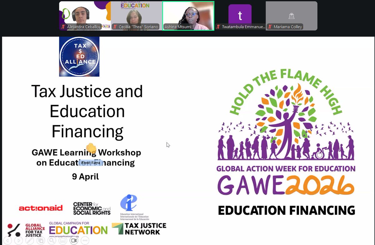 CME_es's tweet photo. Ayer, en la reunión de la @globaleducation para el lanzamiento de la GAWE2026. 

Nuevamente ponemos el foco en la financiación de la educación y la relación entre las recaudaciones públicas, la deuda externa de los países en desarrollo y la educación. https://t.co/IyCQJ6HjtY