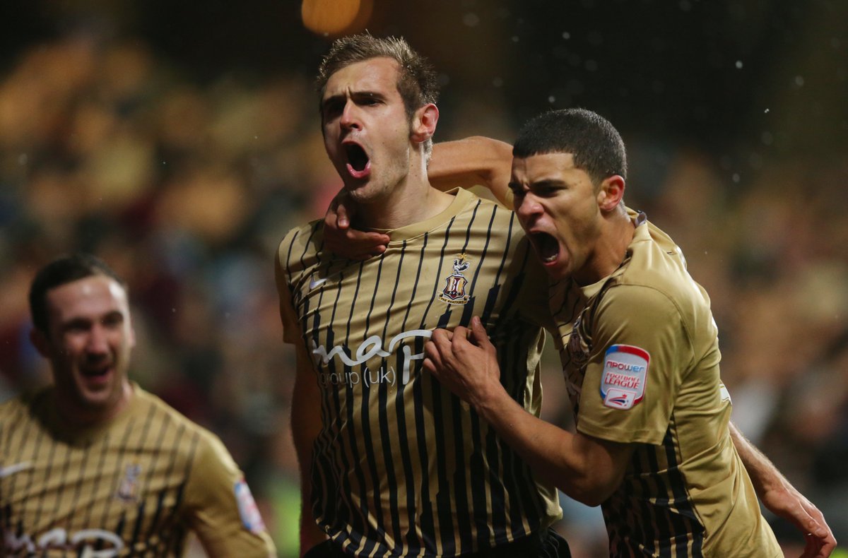nathanevans94's tweet photo. Through Antoni Sarcevic and Bobby Pointon, Bradford City have two players who have netted 10+ goals in the same league campaign since Nahki Wells (14) and James Hanson (12) during the 2013-14 League One season ⚽️ #bcafc https://t.co/Fgjp8IlCAY