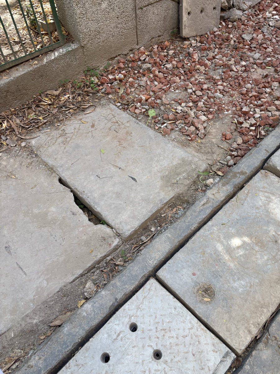 konark_07's tweet photo. @gupta_rekha Respected ma’am, the sewage line and repair work was started in the beginning of March 2026 in C3 SFS flats Janakpuri. 1. The work is still not completed. 2. The sewage covers are not changed. 3. Causing difficulty for the residents. https://t.co/3Relh2vUSY