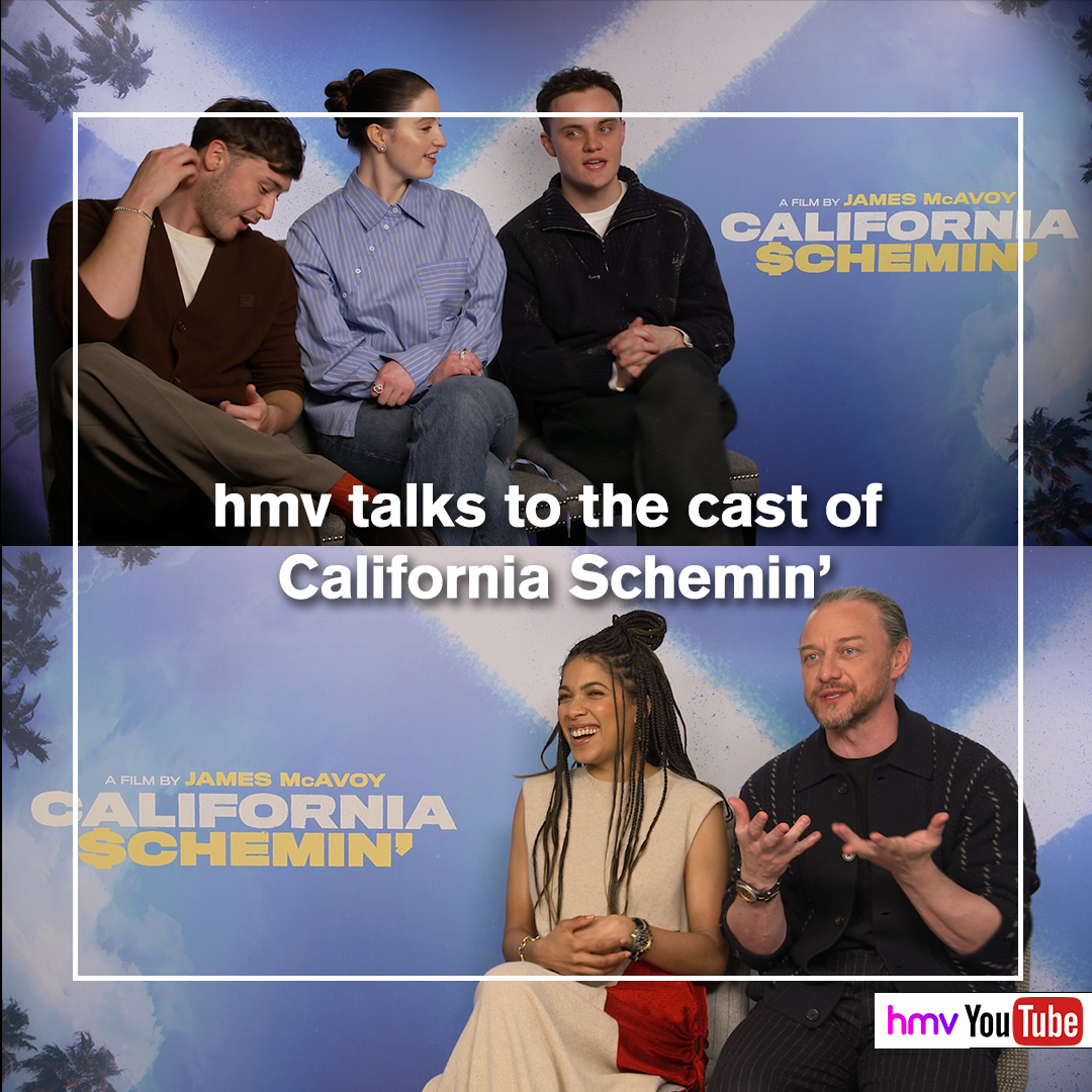 hmvtweets's tweet photo. We sat down with the cast of California Schemin to talk all things acting, relatability, and even a bit of Trainspotting... watch the full video to find out the rest!
Link below.
https://t.co/amkx76rBXD
#CaliforniaSchemin #JamesMcAvoy #hmvtalksto https://t.co/K7eSQQTv96