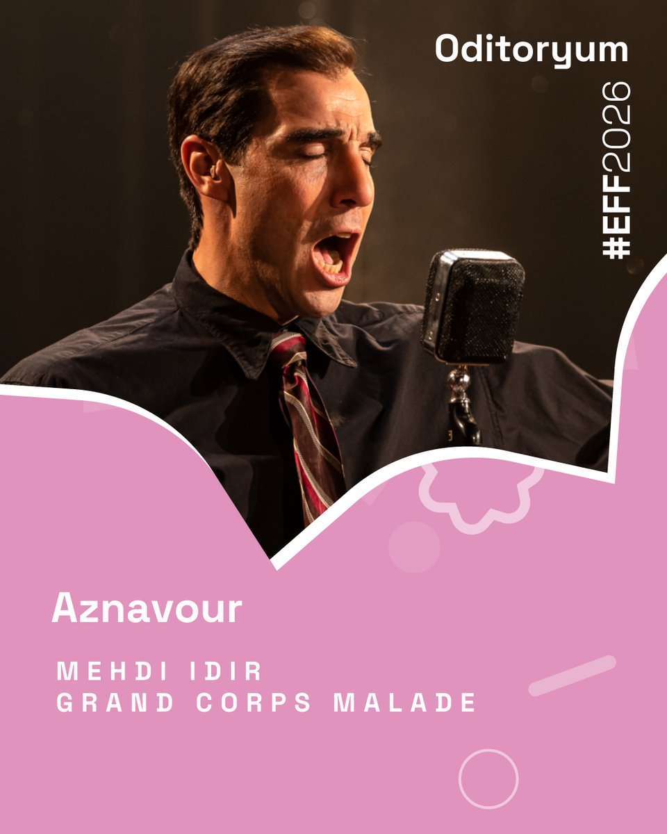 engelsizff's tweet image. “Monsieur Aznavour” which chronicles the life of Charles Aznavour, meets the audience in the #Auditorium section of #EFF2026.