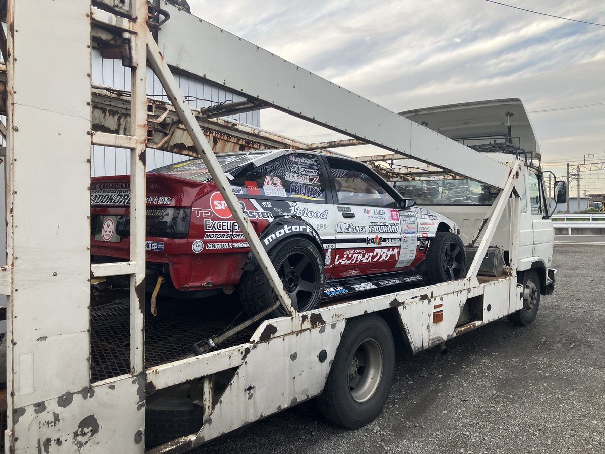 どうしても気になるので調整に旅立つ^ ^
きっともっと良くなる！

#fdj2
#AE86