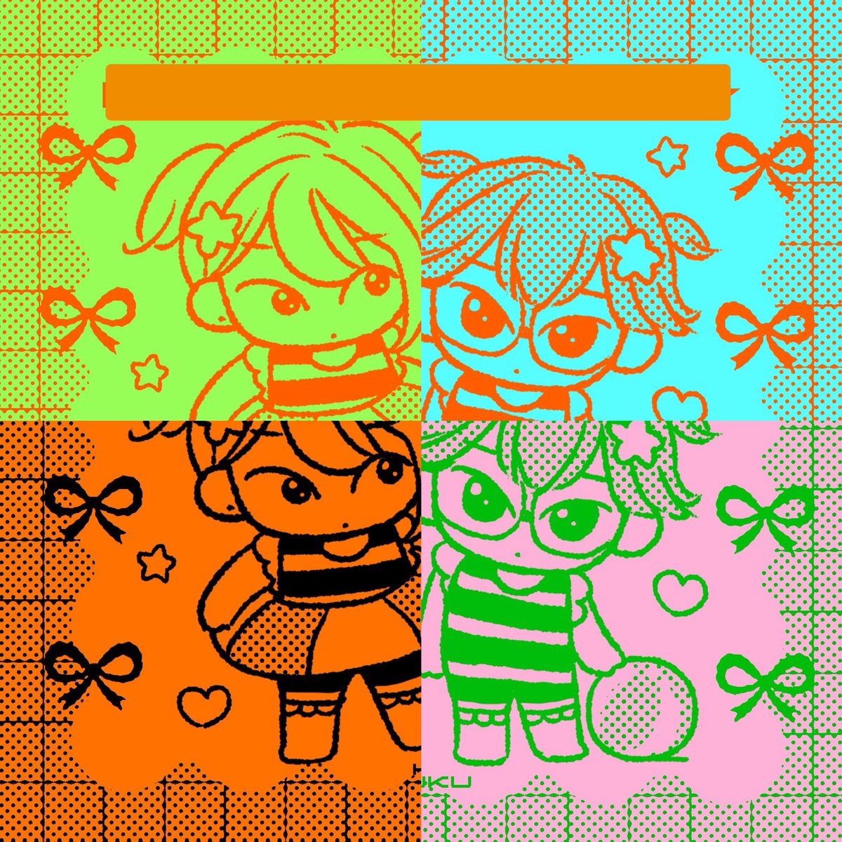 自分が色キチすぎて色決まらないイラストは可愛いです〜〜〜💞