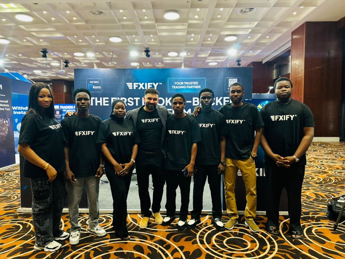 fxifycom's tweet photo. Live from the Traders Fair Nigeria Lagos 🇳🇬
The FXIFY team is here connecting with traders, sharing insights, and building the future of trading.

If you’re at the event, come say hello 🚀 https://t.co/zsfkeT7VoM