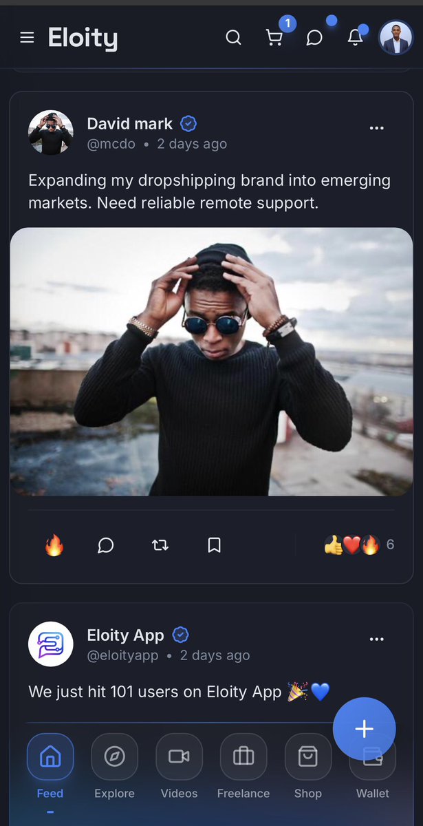 NeocrebLTD's tweet photo. No login? No problem 🚀

👀 Browse the feed 
💼 View freelance listings 
🎥 Watch videos 

Update shipped 🚀

System improved. Features upgraded.

We’re building fast on @Eloityapp 🔥 https://t.co/8g3IWuetYE
