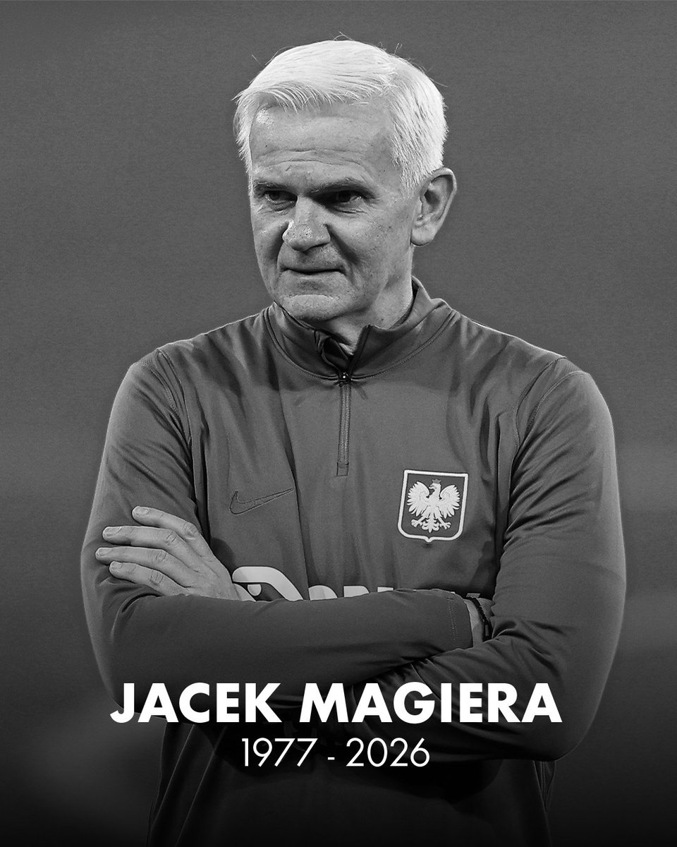 W wieku 49 lat zmarł Jacek Magiera.

Rodzinie oraz Bliskim Jacka Magiery składamy wyrazy najszczerszego współczucia.
