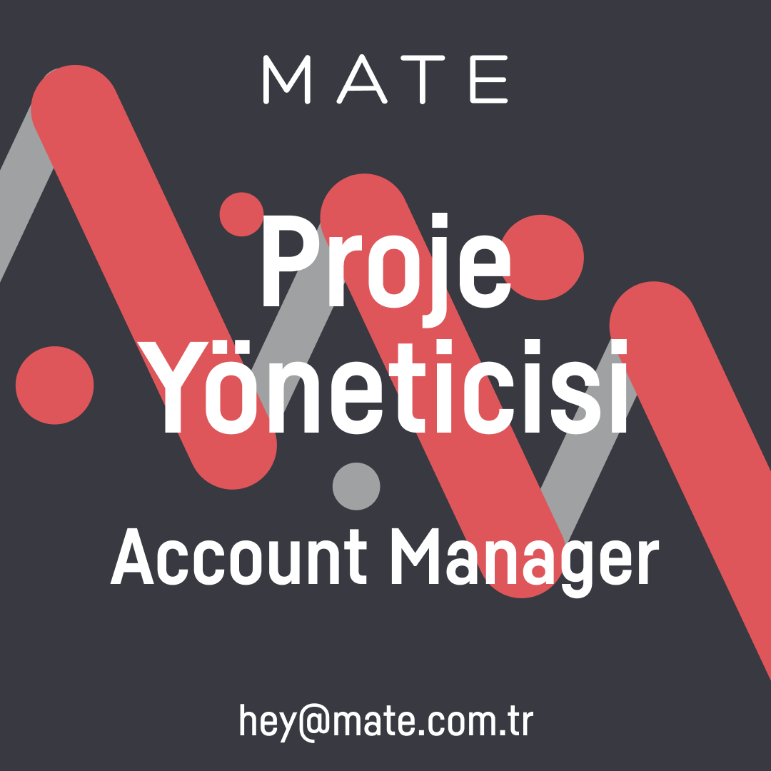 Account Manager – Proje Yöneticisi

2014 yılından beri pazarlama alanında ajanslara, acentalara ve firmalara yazılım ve prodüksiyon alanlarında hizmet veren MATE firmamızda Proje Yöneticisi pozisyonu için ekip arkadaşı arıyoruz.

İŞ TANIMI

● Mevcut müşterilerin taleplerine