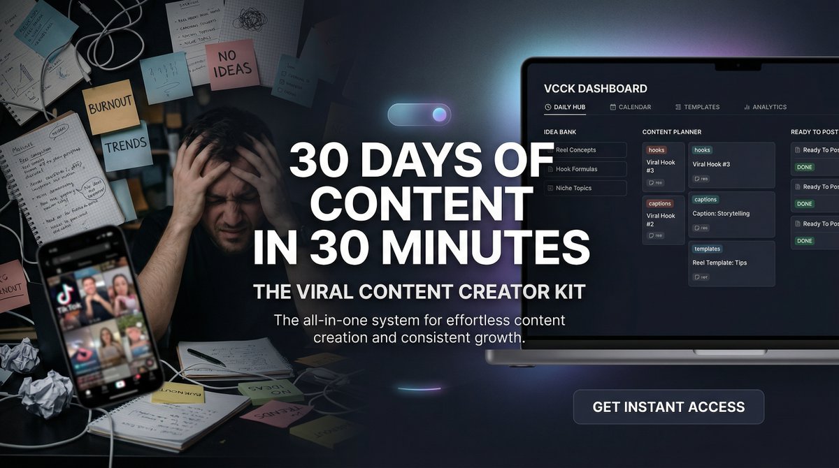 AliFakhruddin13's tweet image. Content Creators this is for you. Ever struggled WHAT content to create or what ideas to apply?

I am creating a complete guide with hooks, prompts and also a dashboard for your social media calendar and tracking. Stay tuned as I finalize it for launch soon.

#socialmedia #ideas