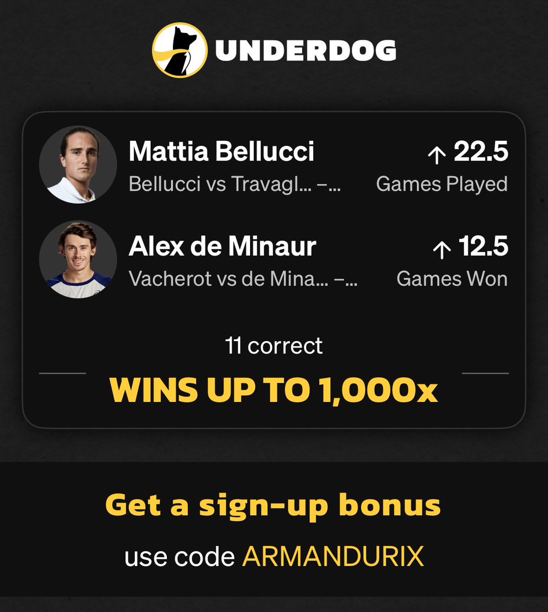 ARMANDURIXPICKS tweet media