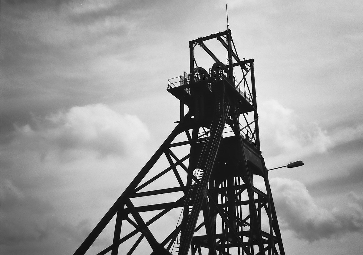 Winding Gear -- Penallta #35mm #nikonf4s #Agfa #filmisnotedead #filmisalive #ibelieveinfilm, #coal see more at delweddauimages.co.uk/435917379/