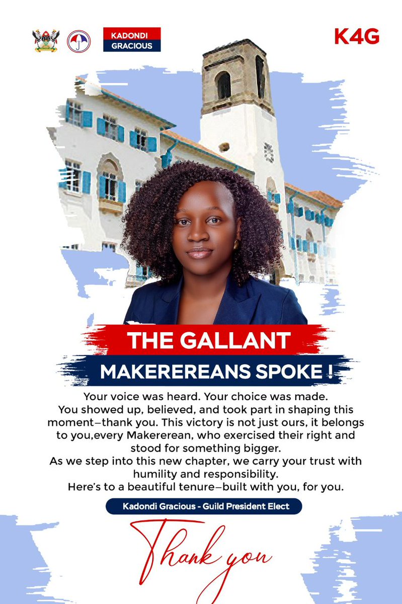 isaac_juniorUg's tweet photo. Indeed #ThegalantMakerereans
spoke-loud!!!
Blessings Muna kadondo As #basoga we are proud of our daughter https://t.co/a2uLXeS8Rw