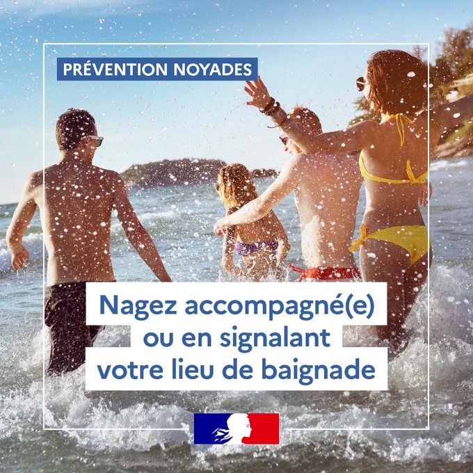 PrefAquitaine33's tweet image. #Vigilance ☀️🌊⚠️ | Restons responsables pour profiter en toute sérénité :  

✅ Se renseigner sur les conditions de baignade 
✅ Éviter de se baigner seul
✅ Tenir compte de sa forme physique

Retrouvez toutes les informations et les recommandations utiles pour prévenir les