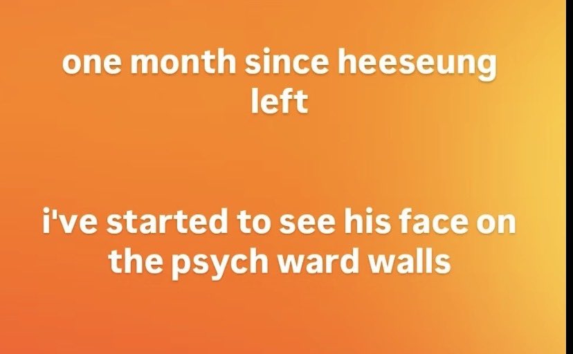 oyle iste bir ay mi olmus hm iyi bakalim haber edersin hic fark etmemisim

#ENHYPEN_Is_Forever_sevEN
#BOYCOTT_BELIFT_until_Change