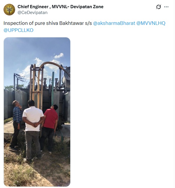 UPPCLLKO's tweet image. अधिकारियों द्वारा विभिन्न जनपदों के उपकेंद्रों पर निरीक्षण कर निर्बाध बिजली आपूर्ति हेतु स्टाफ को दिशा -निर्देश दिए गए।
#ReliablePower #ElectricityForAll  
@CMOfficeUP
@EMofficeUP
@aksharmaBharat
@mduppcl