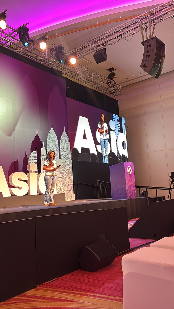 hellowpmozo's tweet photo. “Can you add a filter? It’s small.” Two weeks later… you know how this ends. 

Team Elicus catching @maitreyie_c live at #WordCampAsia2026 — “Project Delivery: Somewhere Between Plan A and Reality”
@WordCampAsia #WCAsia #WordPress https://t.co/8EIUKtbRwn