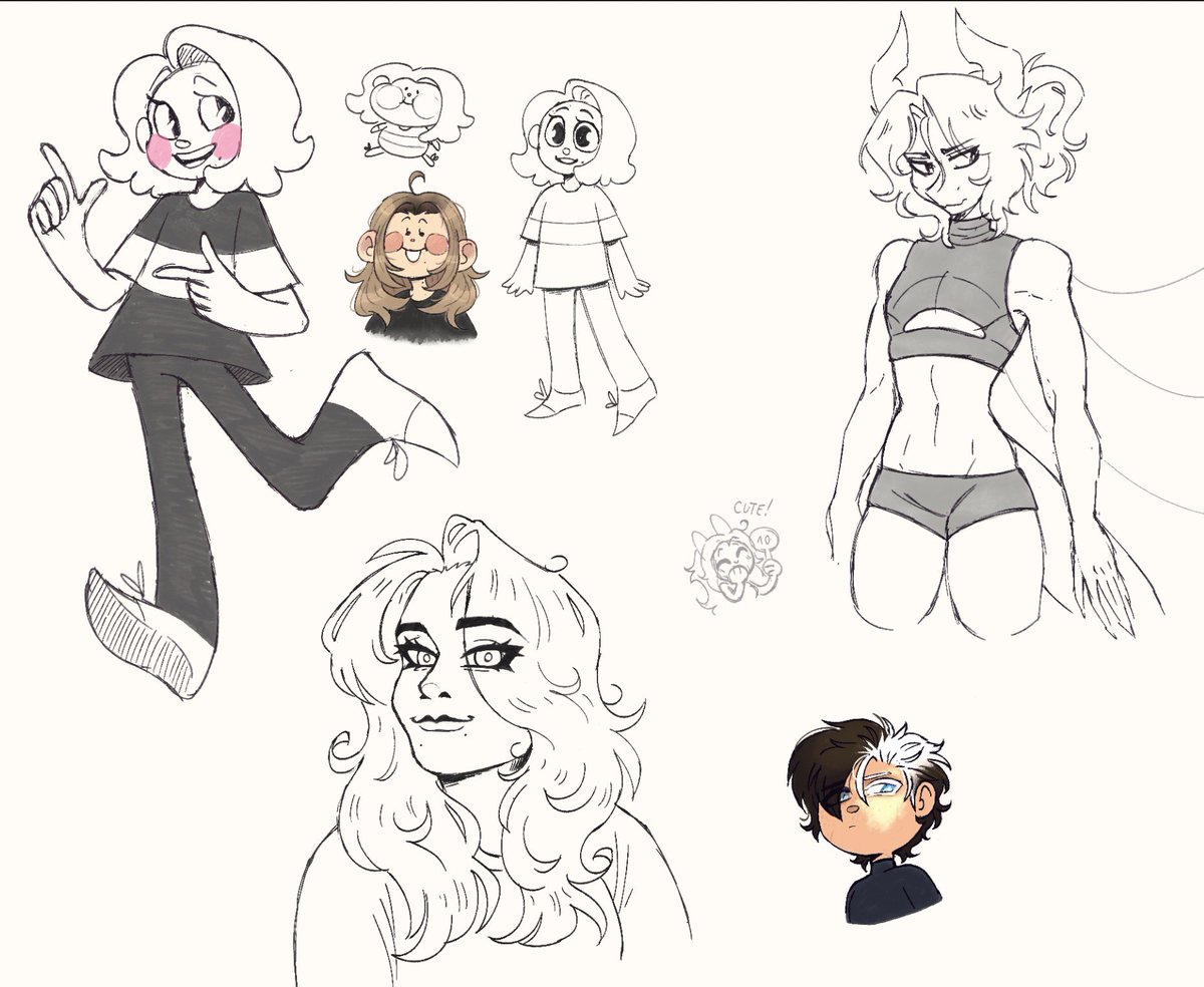 Mirijane5's tweet photo. I may have not been very active, but i swear i am alive and doodle from time to time so here’s some doodle dumps 🤲 https://t.co/5brnWpsb2D