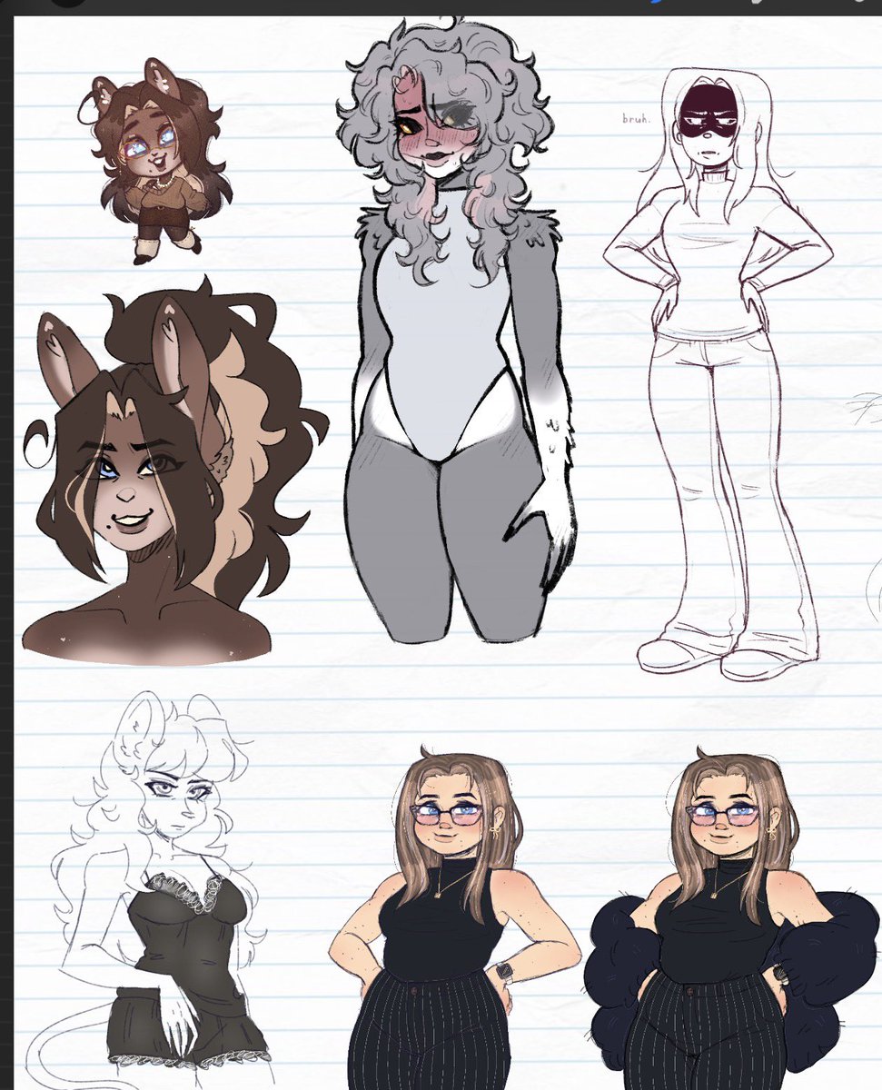 Mirijane5's tweet photo. I may have not been very active, but i swear i am alive and doodle from time to time so here’s some doodle dumps 🤲 https://t.co/5brnWpsb2D