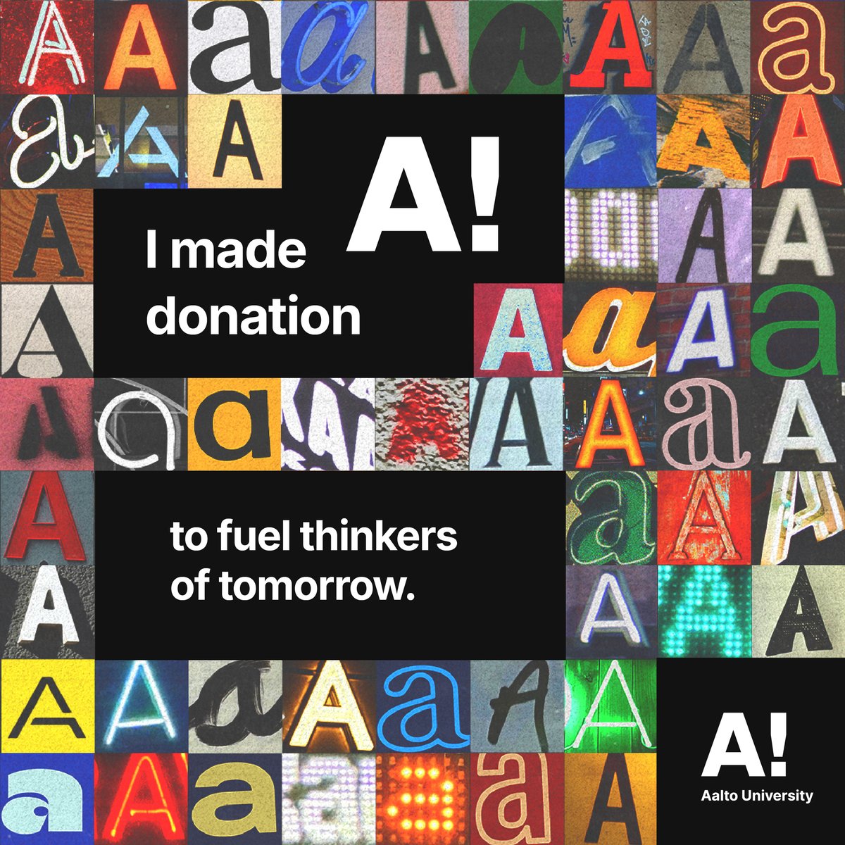 As an alumnus of Aalto University <a href="/AaltoUniversity/">Aalto University</a>  I want to see the world become a better place. Through better technology!

aalto.fi/en/support-aal…